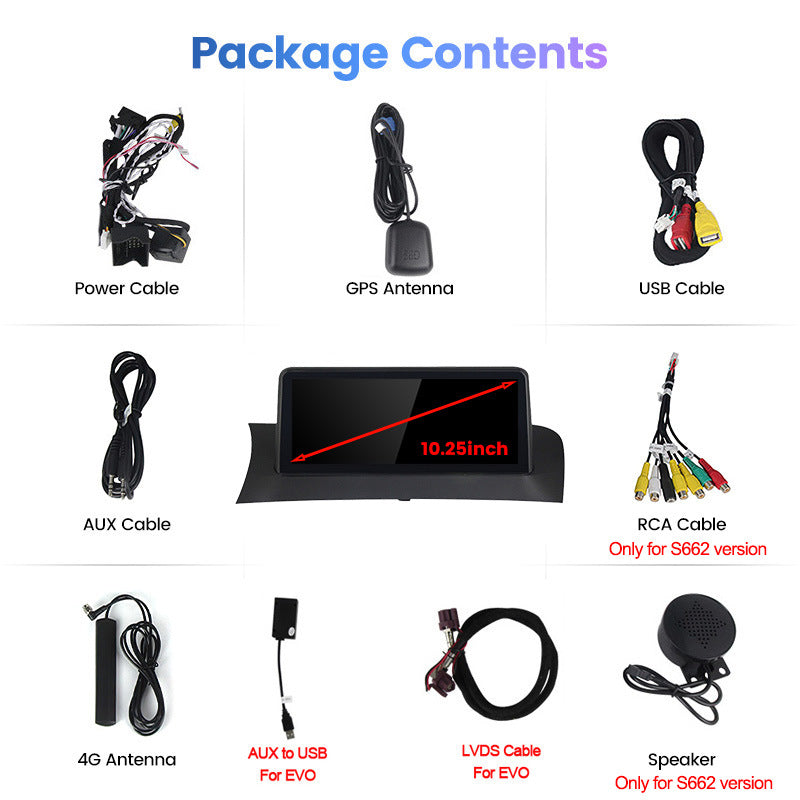 Suitable for bmw x3 f25 10.25inch id8 central control large screen car android navigator smart carplay