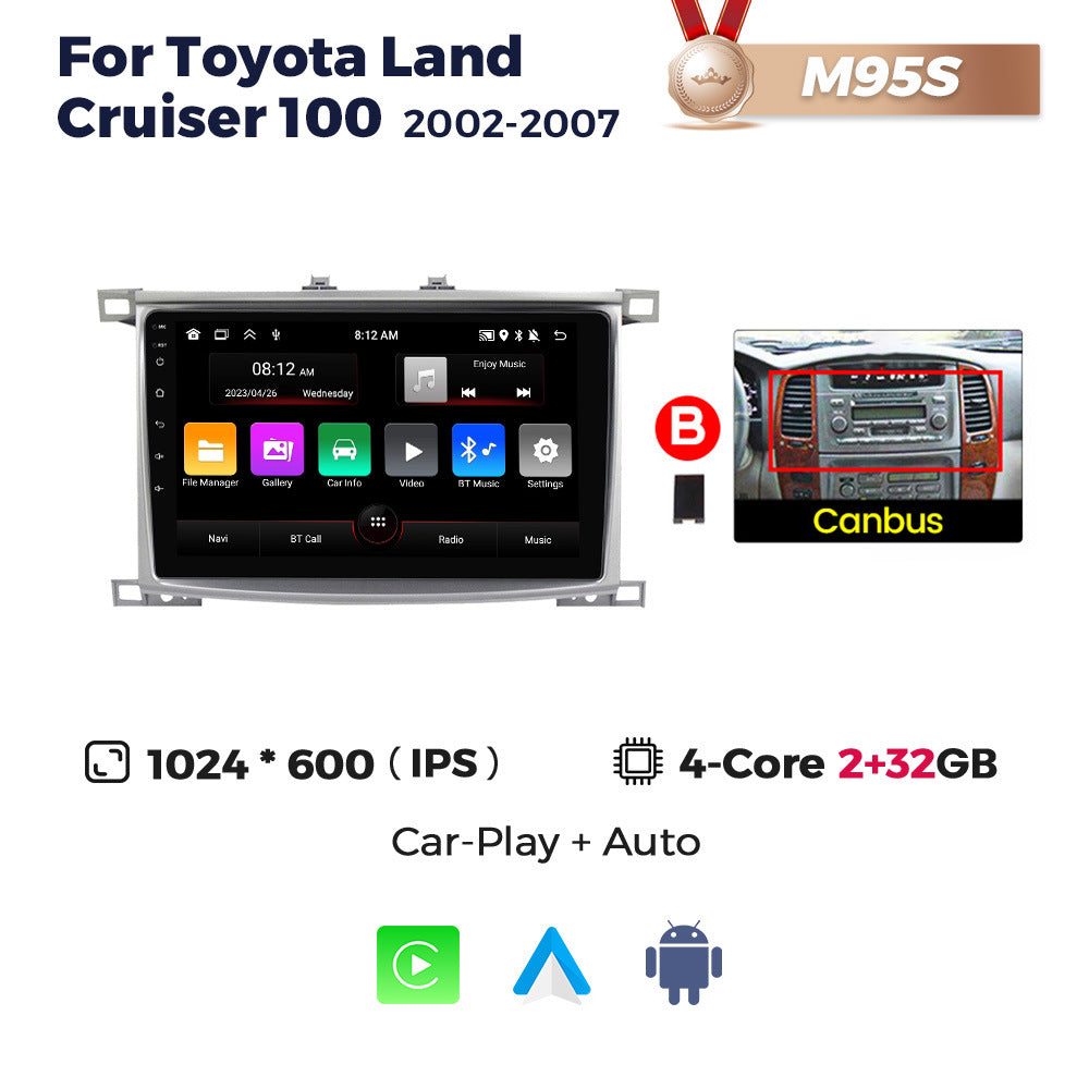 Suitable for toyota land cruiser 100 2002-2007 toyota land cruiser android navigator