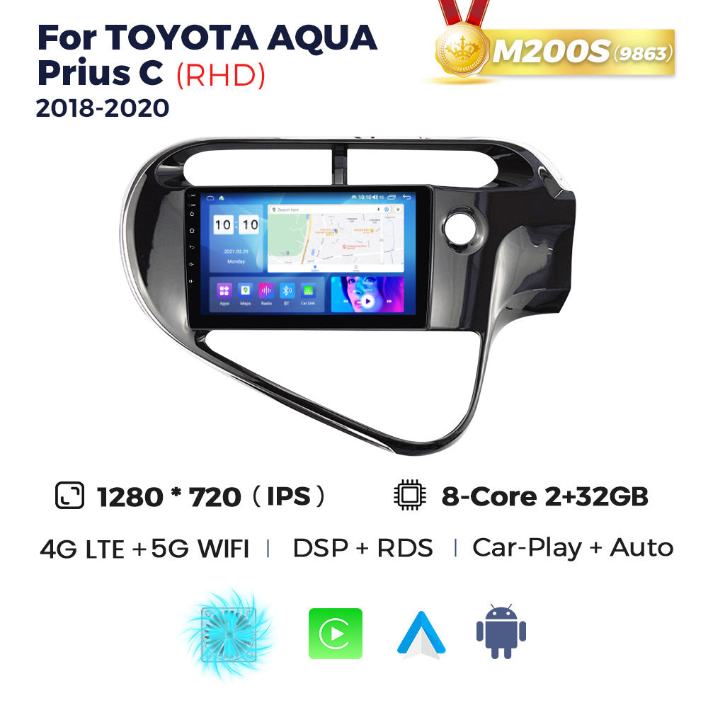 Suitable for toyota aqua prius c 2018-2020 toyota prius car android navigator
