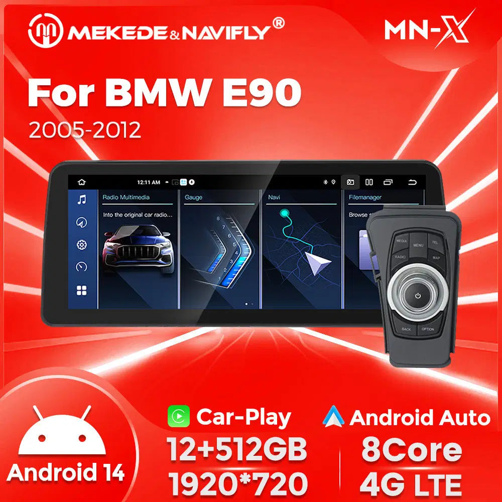 12.3 inch Suitable for BMW E90 E91 Android central control large screen GPS navigation all-in-one machine Bluetooth Carplay