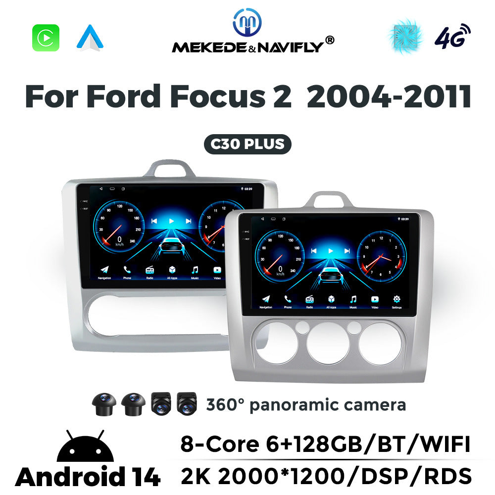 Suitable for Ford Old Focus 04-11 Android large screen central control car navigation radio screen Carplay