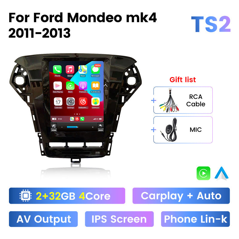 Suitable for 11-13 ford mondeo vertical screen car android navigator ford mondeo mk4 lower hole slot