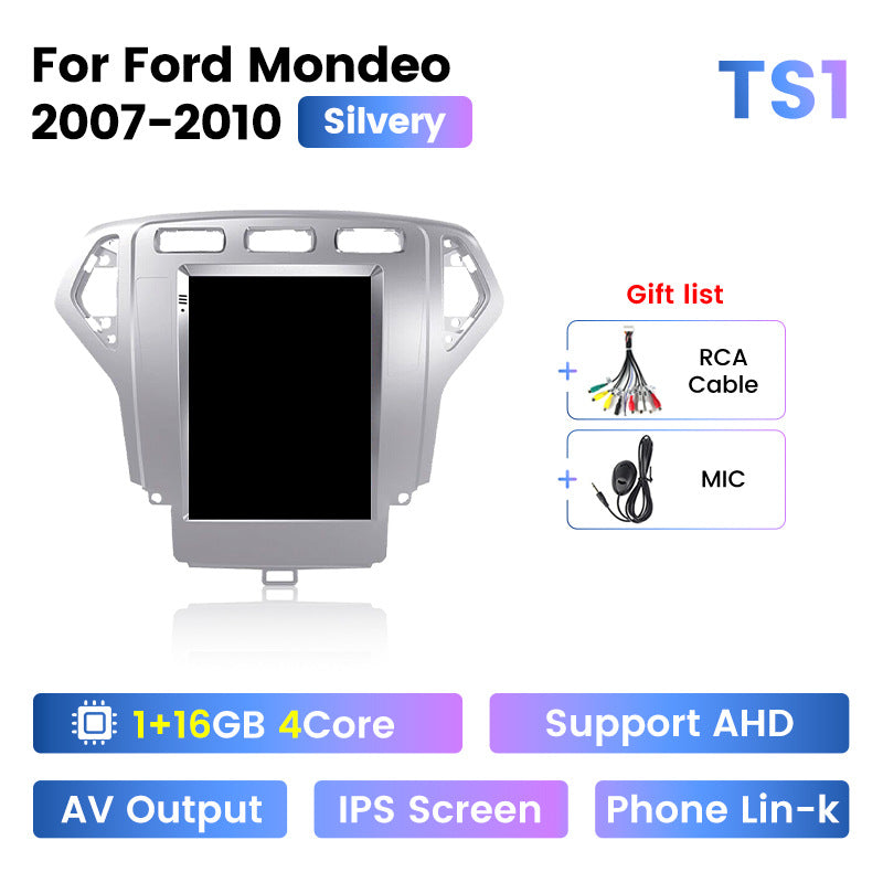 Suitable for 2007-2010 ford mondeo vertical screen android navigation, reversing camera car navigation system / long version