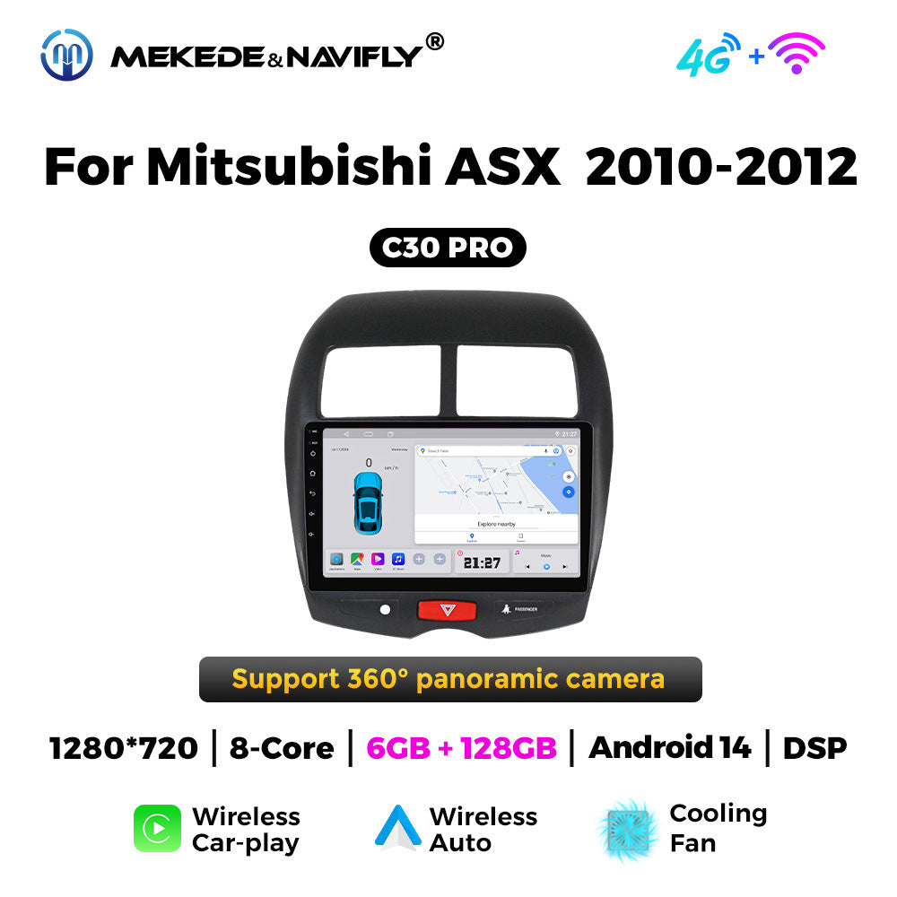 Applicable to Mitsubishi ASX 2010-2012 Android large screen central control car navigation radio screen Carplay