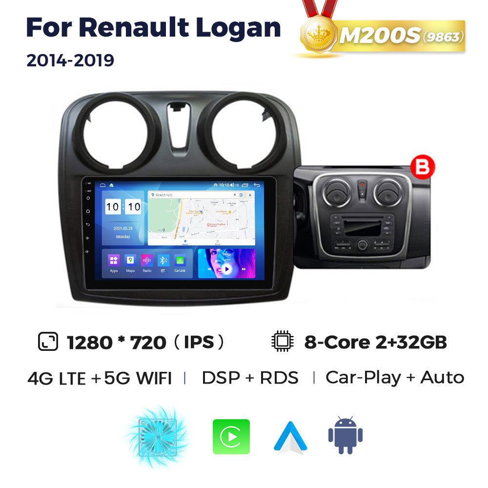 Suitable for renault logan sandero/symbol 2014-2019 renault logan android navigation