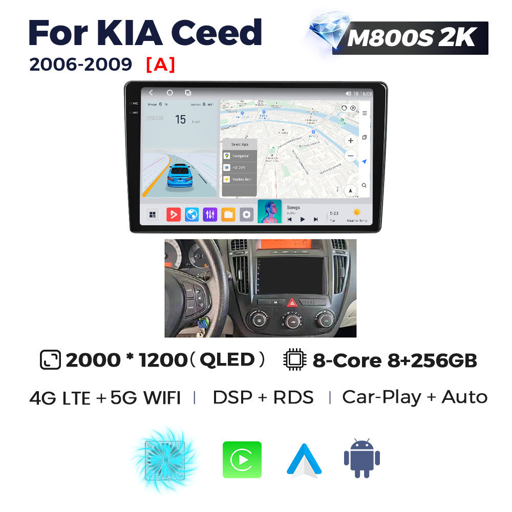 Suitable for kia ceed 2006 - 2012 kia ceed restoration smart android large screen car navigator