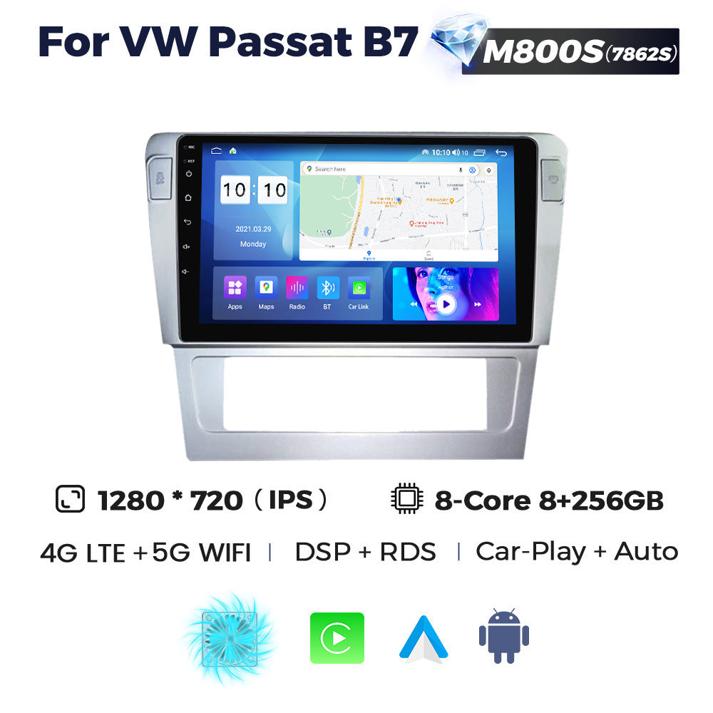 Suitable for volkswagen passat b7 magotan 05-11 models, in-car central control gps navigation wireless carplay