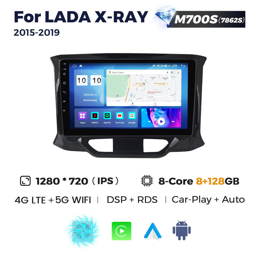 Suitable for 2015-2019 lada x-ray car android central control gps navigation/smart carplay
