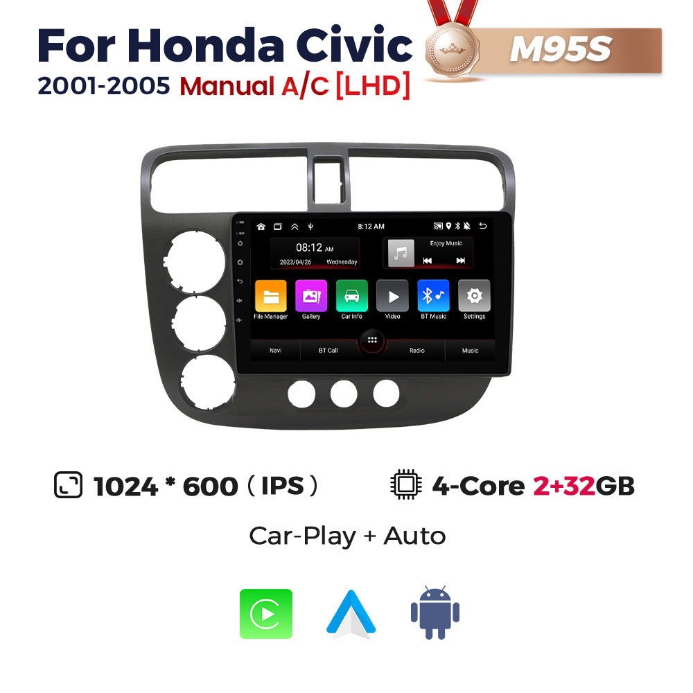 Suitable for honda civic 2000-2006 honda civic android car central control navigator bt5.0