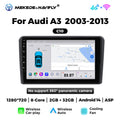 Suitable for Audi A3 2003-2013 Android large screen central control car navigation radio screen carplay