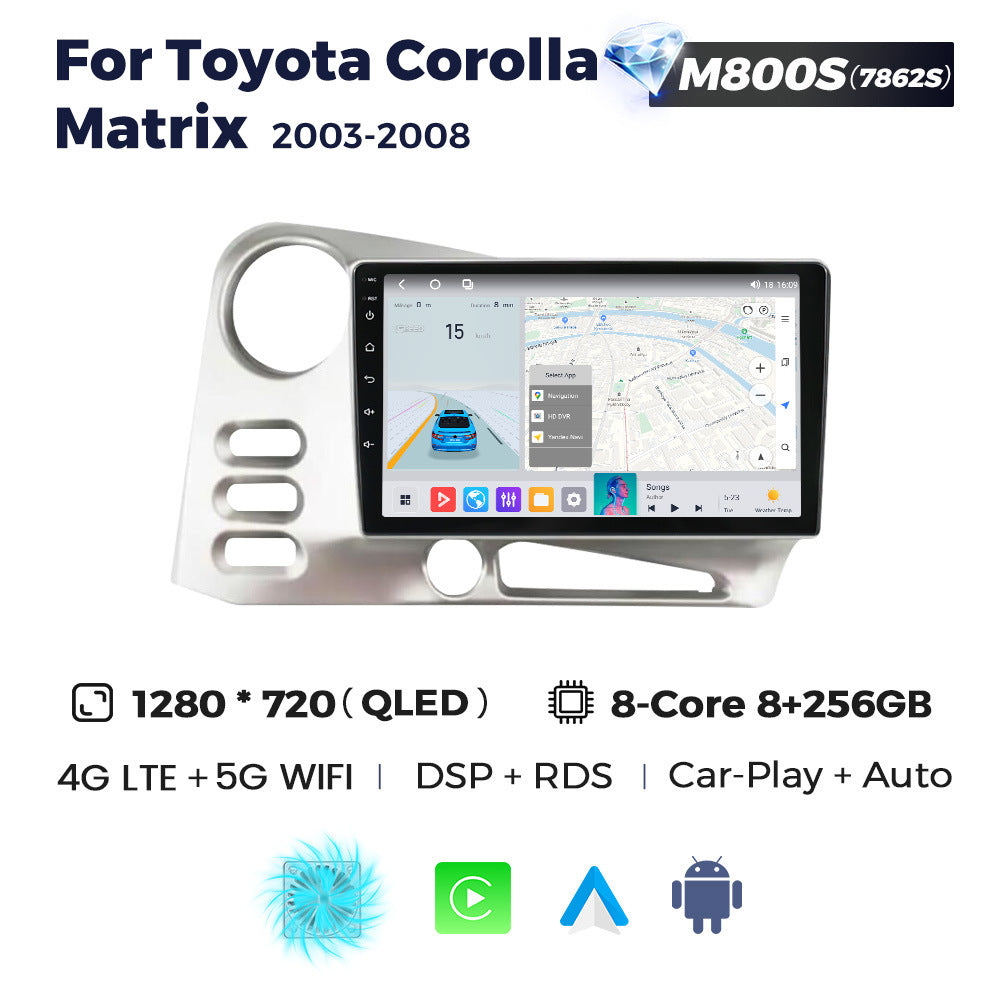Suitable for toyota corolla matrix 2003-2008 toyota smart android car navigator