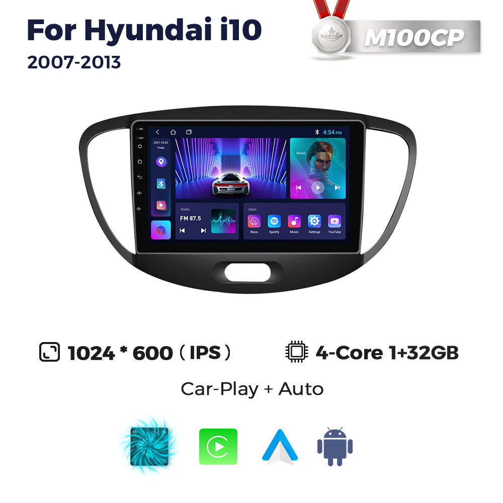 Suitable for hyundai i10 2007-2013 hyundai i10 large screen android car navigator cross-border supply