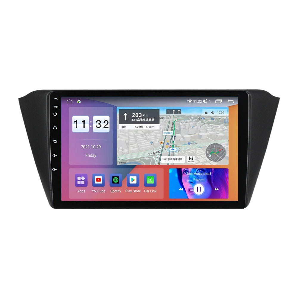 Suitable for skoda fabia android large screen car navigation wireless carplay