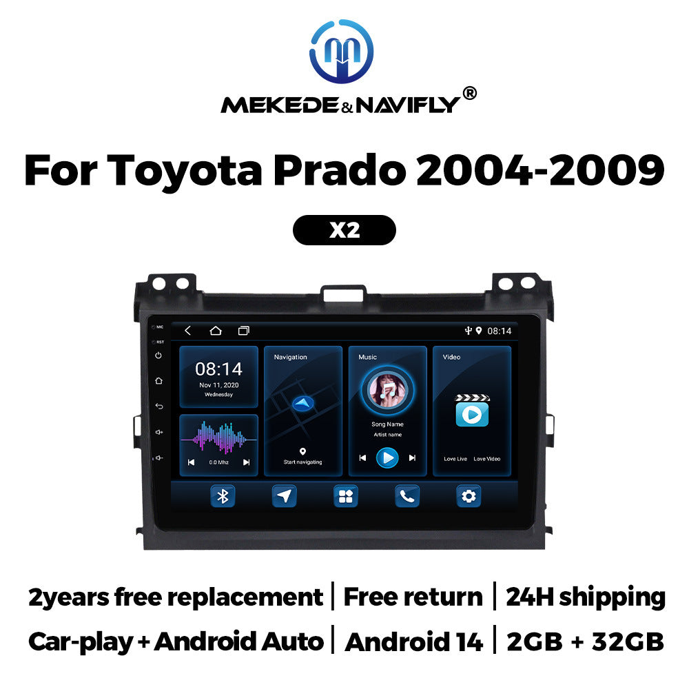 Suitable for Toyota Overbearing 2004-2009 Android Car GPS Navigation MP5 Bluetooth Player Carplay