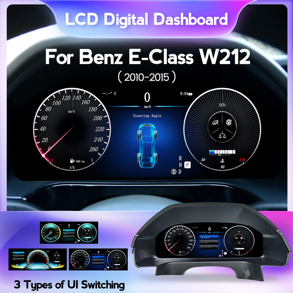 Suitable for benz e class 10-15 years mercedes-benz e-class w212 upgraded restoration lcd instrument display