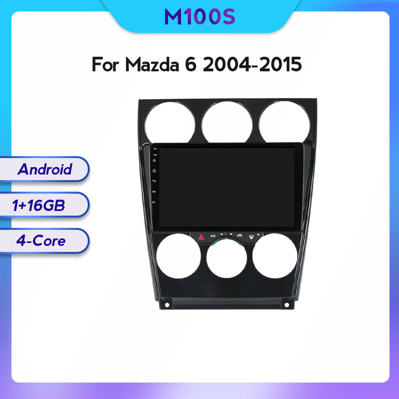 Compatible with the modified Android large-screen central navigation screen for Mazda 6 models 04-15 8+128GB