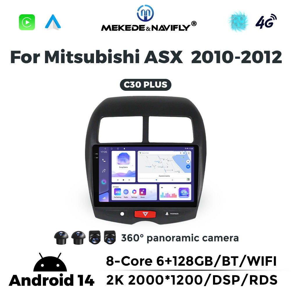 Compatible with Mitsubishi ASX 2010-2012 Android large screen, central control in-car navigation, radio screen, CarPlay