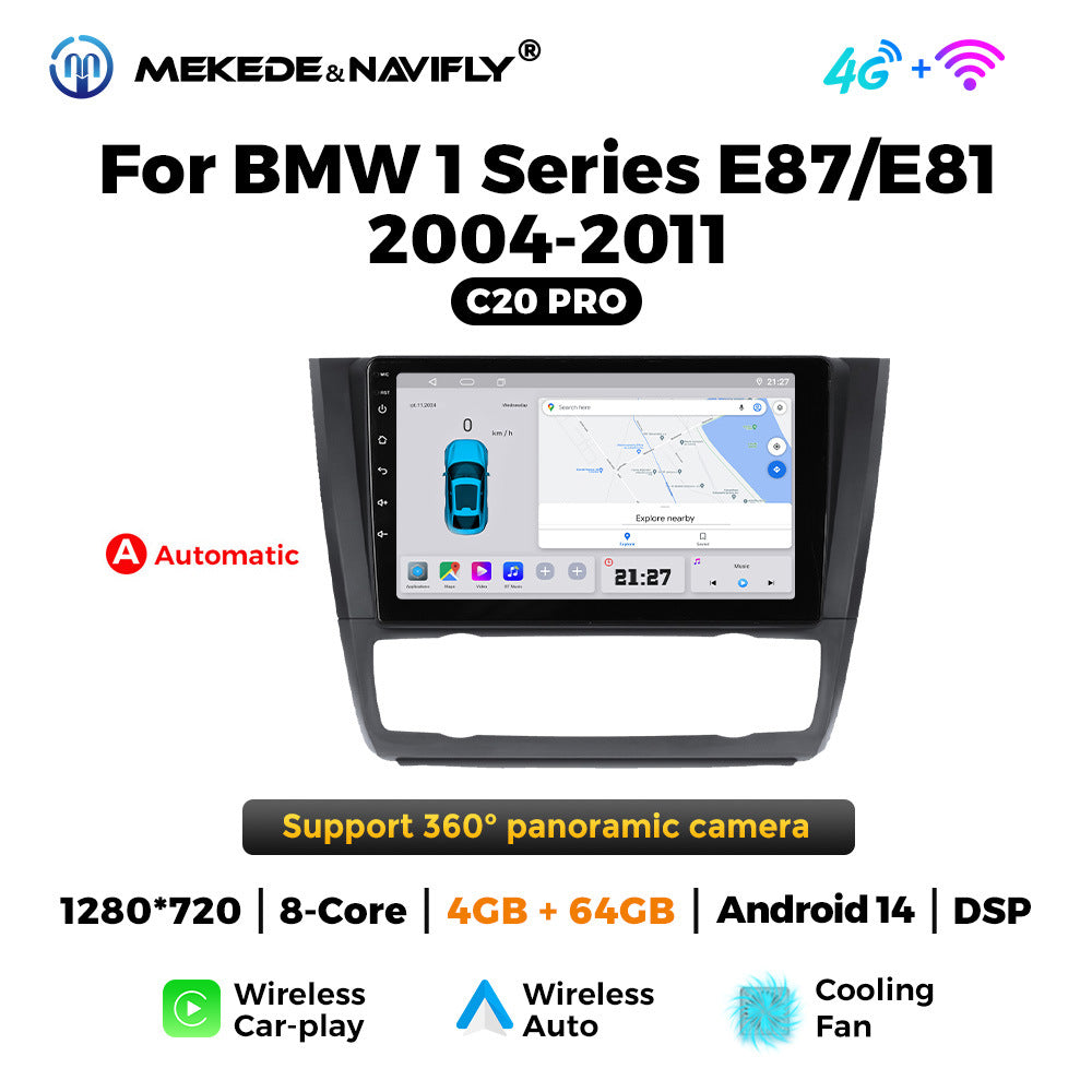 Applicable to BMW E87 2004-2011 Android large screen central control car navigation radio screen carplay