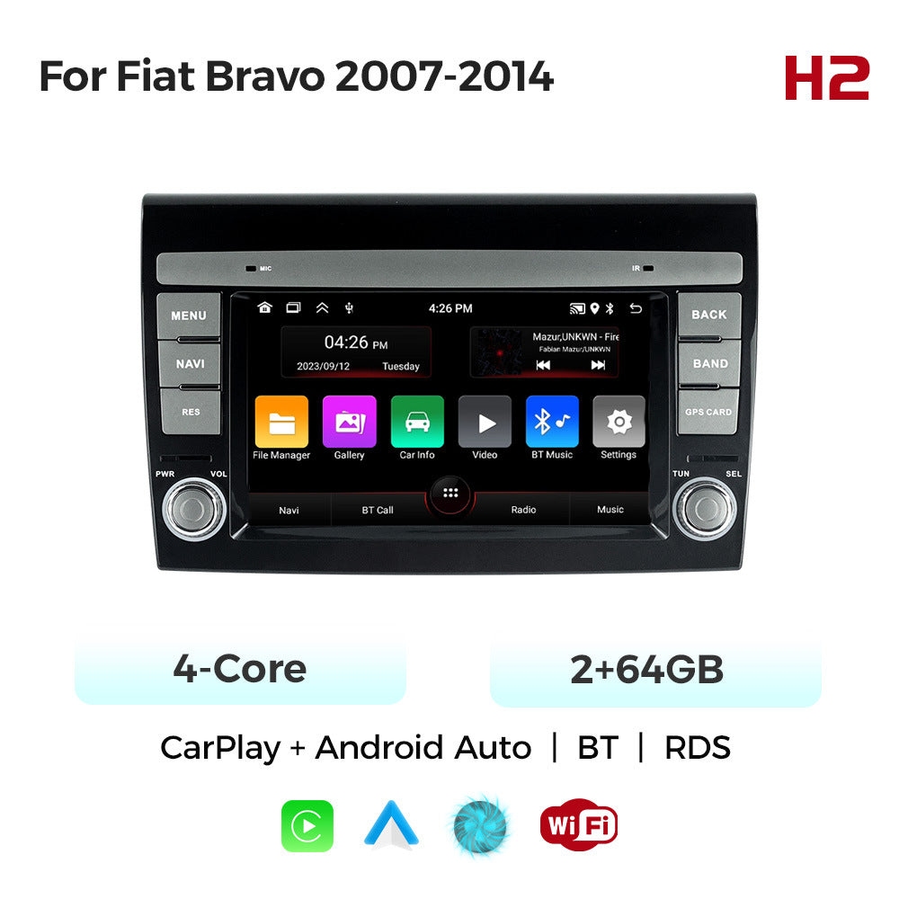 Suitable for fiat bravo 2007-2014 fiat bravo 7" dedicated android smart navigator
