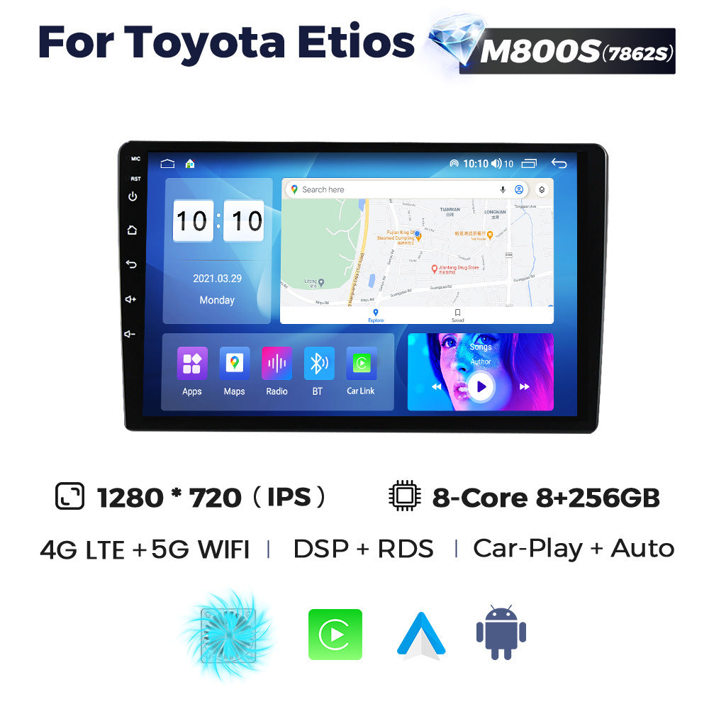 Suitable for toyota etios 2010-2023 toyota etios smart android car large screen navigator