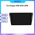 Compatible with Peugeot 408 2014-2018 models converted to Android large-screen central control in-car navigation all-in-one 8+128