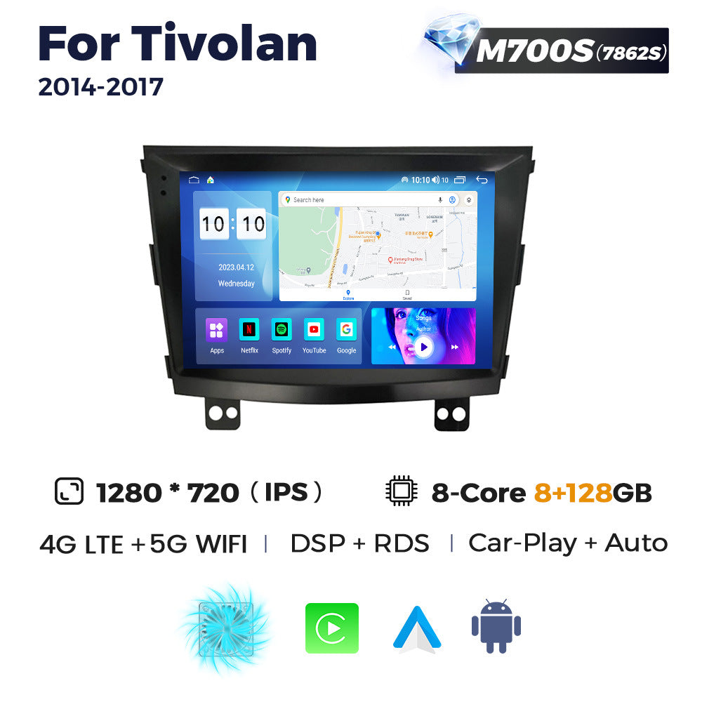 Suitable for ssangyong tivolan 2014-2017 ssangyong tivola android car smart navigation