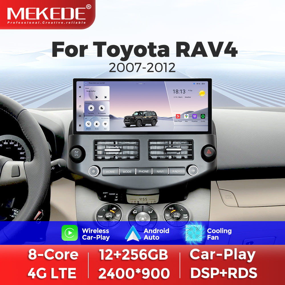 Suitable for toyota rav4 2007-2011 toyota tav4 12.3inch android vertical screen smart navigator