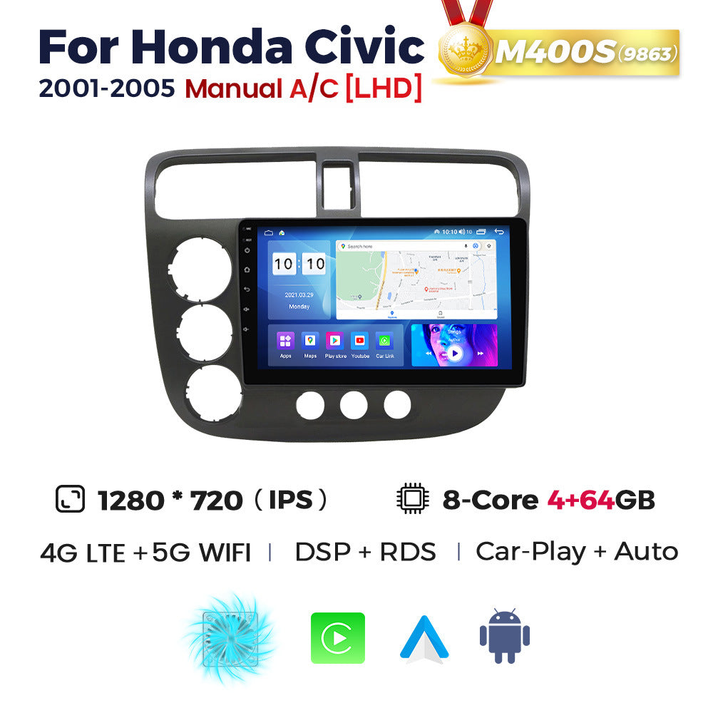 Suitable for honda civic 2000-2006 honda civic android car central control navigator bt5.0