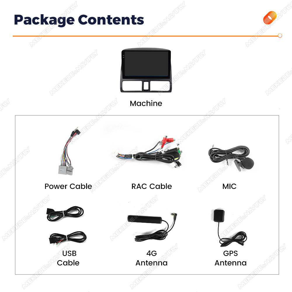 Applicable to Honda CRV 02-05 Android large screen central control car navigation radio screen
