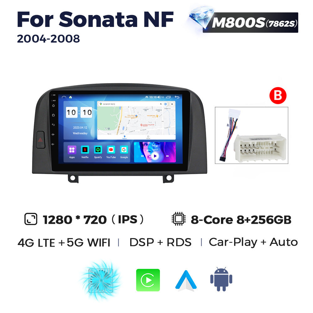 For modern Sonata NF 2004-2008 Android large screen central navigation radio 8 + 256G