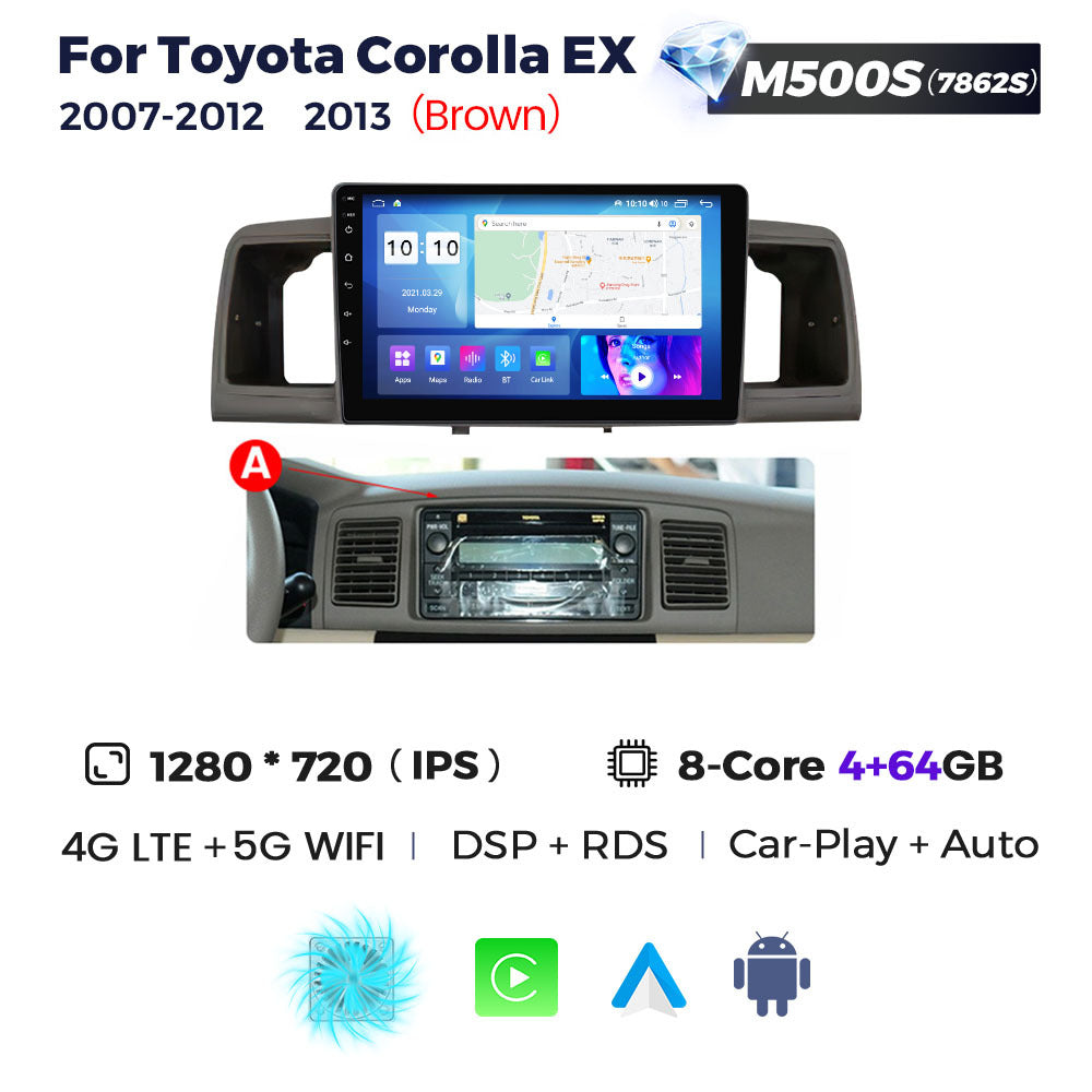 Suitable for toyota corolla ex 2007-2012 toyota corolla car android central control navigator