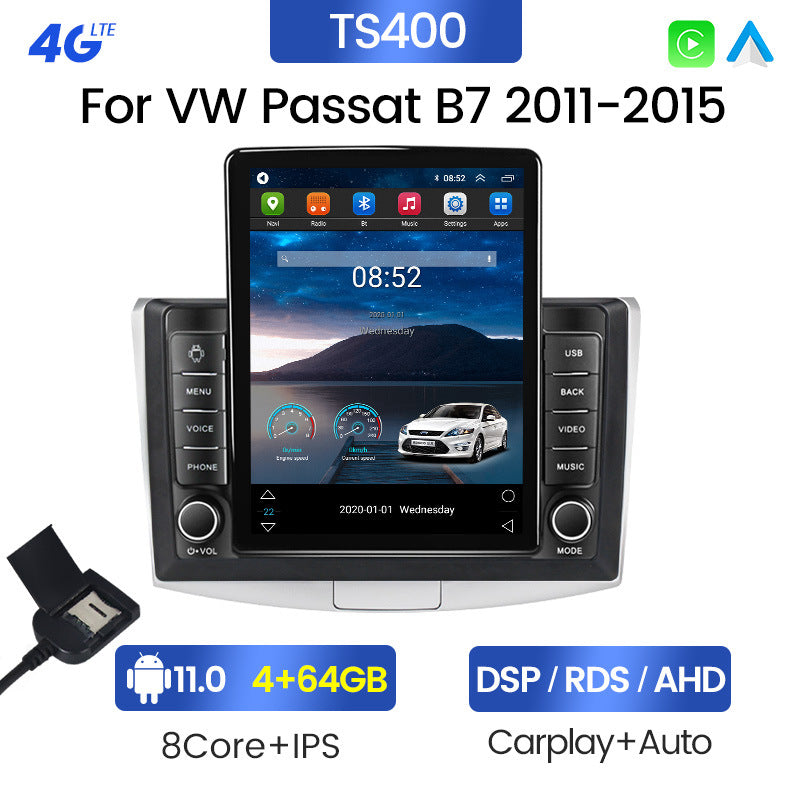 Suitable for 2011-2015 vw passat b7 volkswagen magotan cc vertical screen android navigator carplay