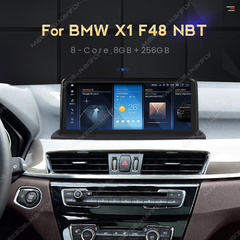 Suitable for 10.25inch bmw x1 f48/x2 f49 f39restoration central control large screen car android navigator