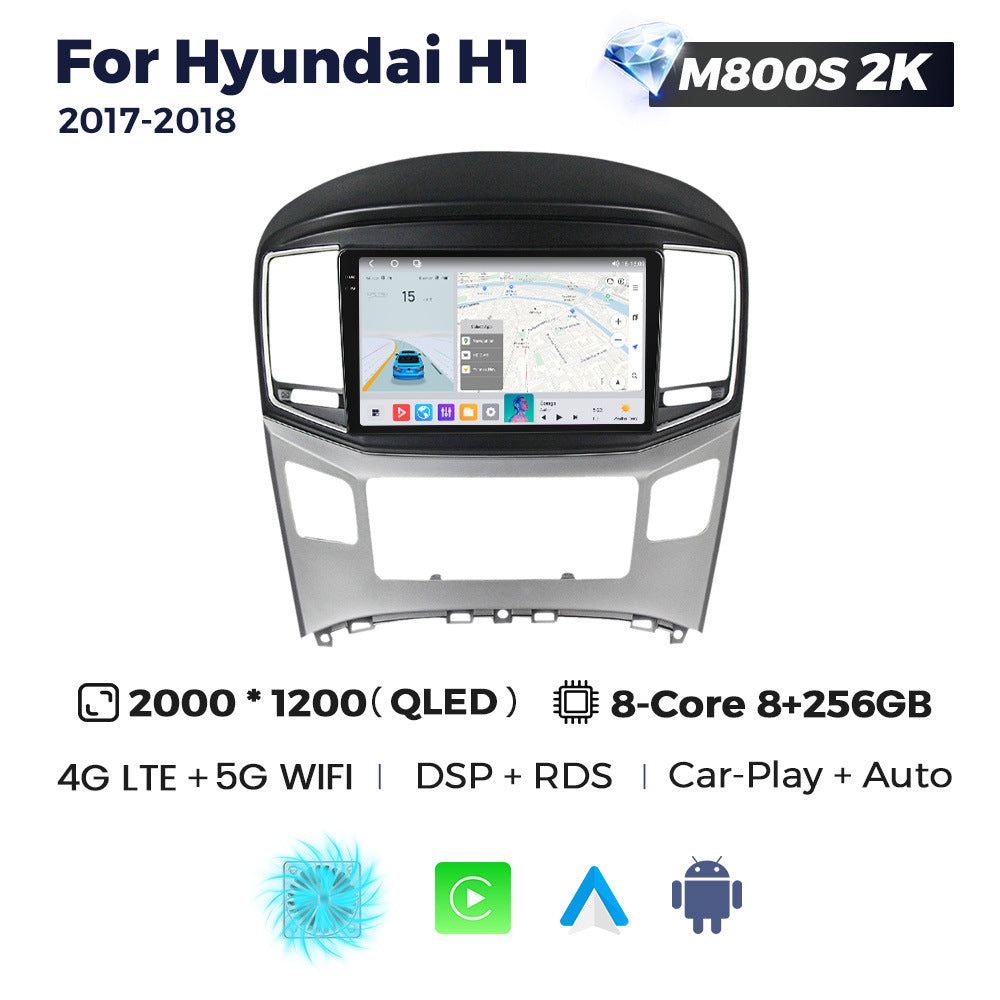 Suitable for hyundai h1 2017-2018 hyundai h1 automatic air conditioning car central control android navigator