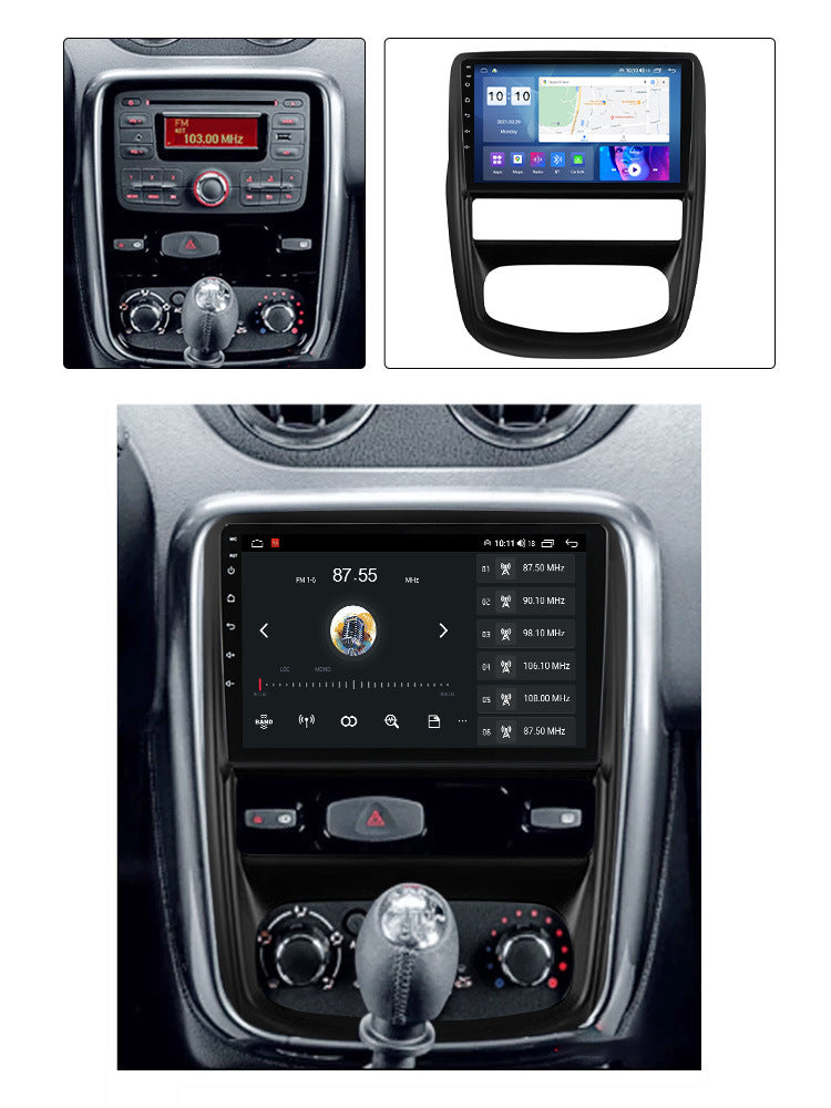 Suitable for Renault Duster 10-15 to Android large screen central control car navigation screen 8 + 128