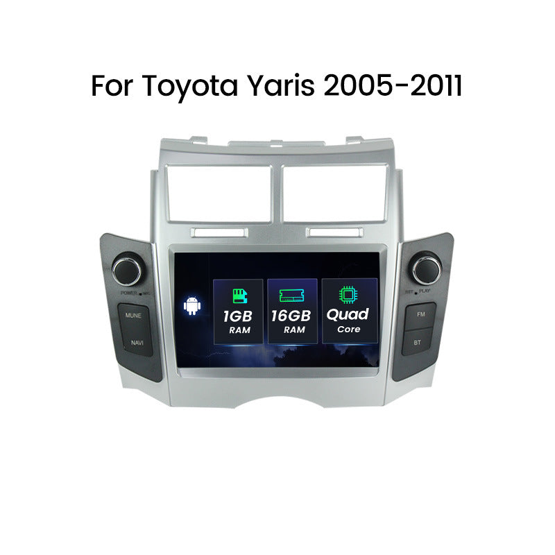 Suitable for toyota yaris 2005-2012 toyota yaris original car style grids button android navigation