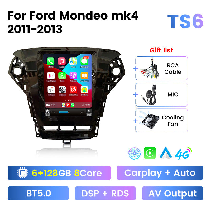 Suitable for 11-13 ford mondeo vertical screen car android navigator ford mondeo mk4 lower hole slot