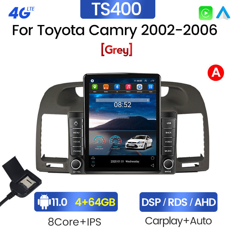 Suitable for toyota camry 2002-2006 nissan camry stone tablet vertical screen car android navigation