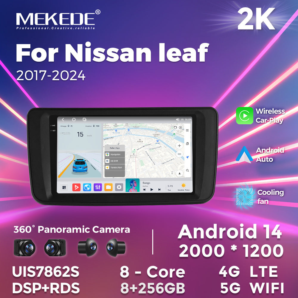 Suitable for nissan leaf 2017-2024 nissan leaf nissan car android navigator radio