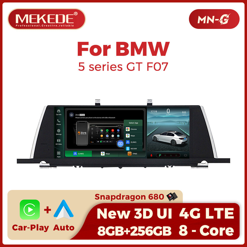 Suitable for 10.25inch bmw 5 series f07 gt bmw restoration android large screen navigation qualcomm 680