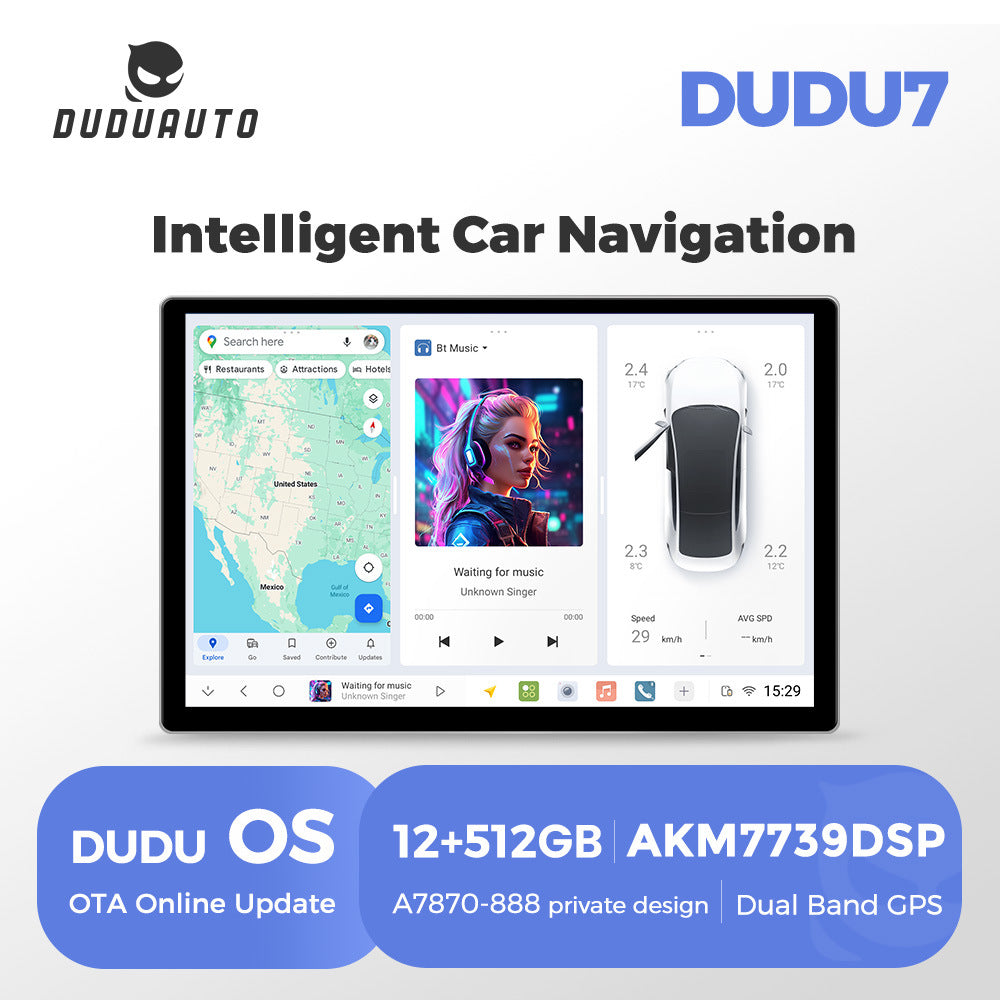 Suitable for 13inch duduauto series dudu7 dudu liangshan overseas version intelligent interactive android navigator