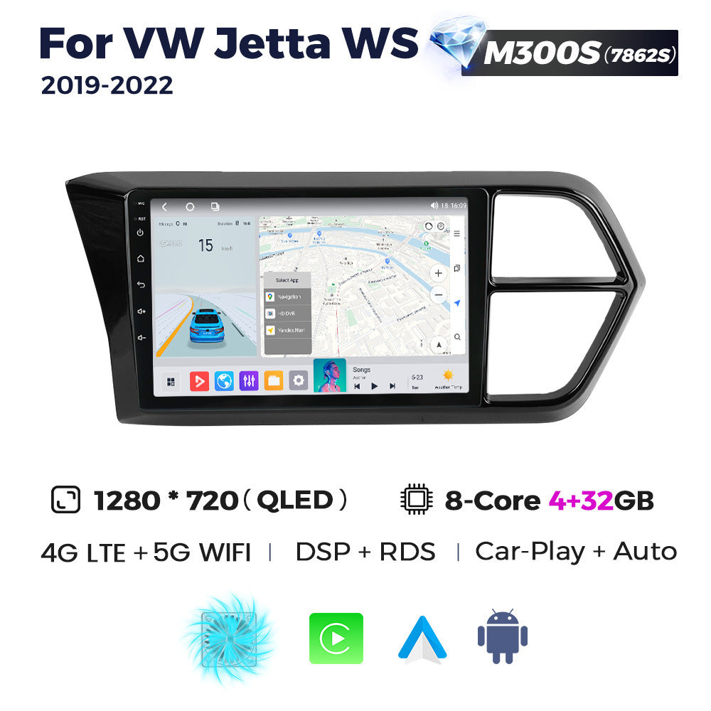 Suitable for vw jetta ws 2019-2022 android large screen car navigation wireless carplay