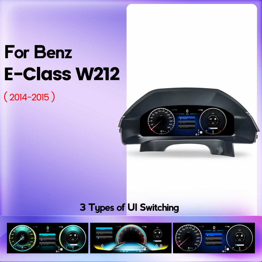 Suitable for benz e class 10-15 years mercedes-benz e-class w212 upgraded restoration lcd instrument display