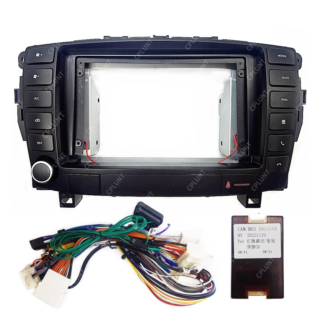 Android navigation surface frame is suitable for toyota crown 12th generation crown dvd panel versatile set frame audio restoration