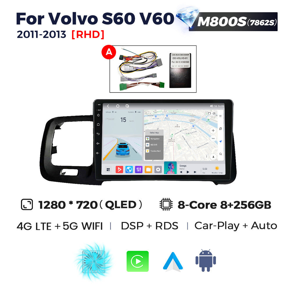 Suitable for rhd volvo s60 v60 2011-2020 right-hand drive volvo s60 android car navigation