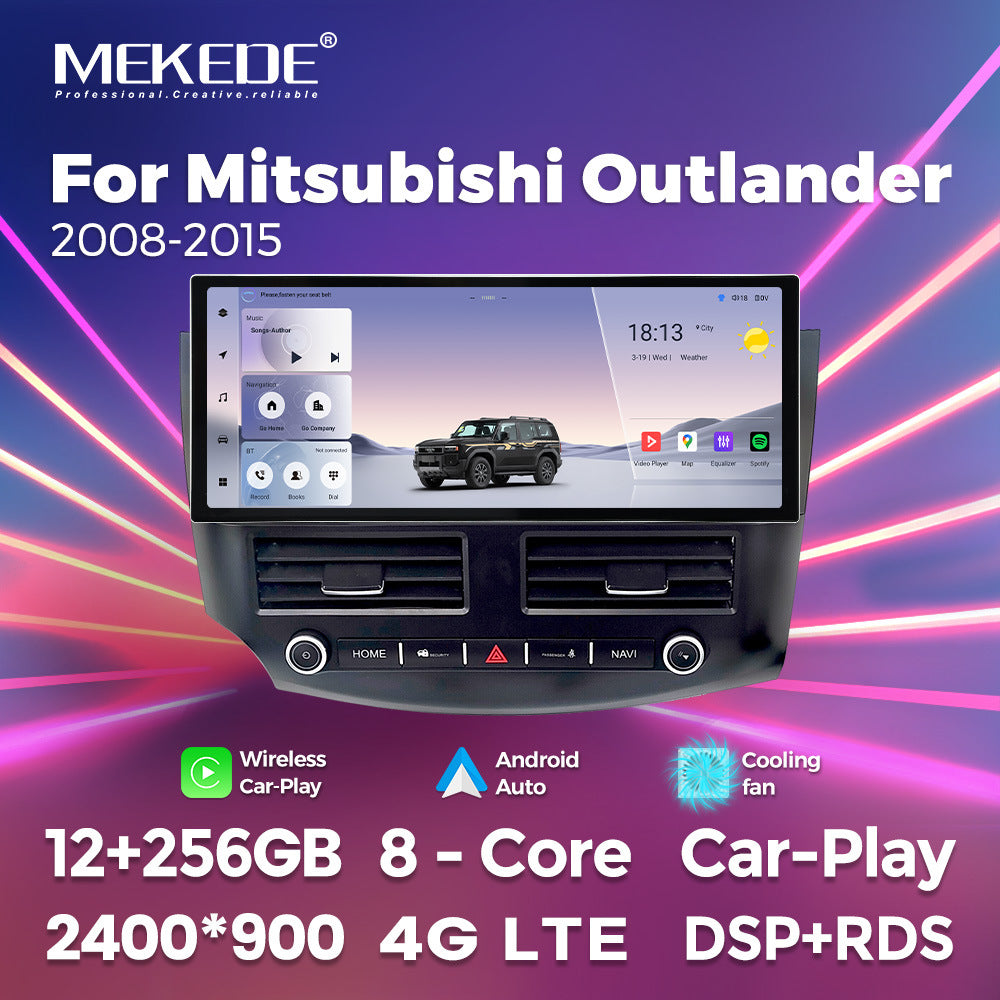 Suitable for mitsubishi outlander 2008-2012 mitsubishi outlander 12.3inch android car