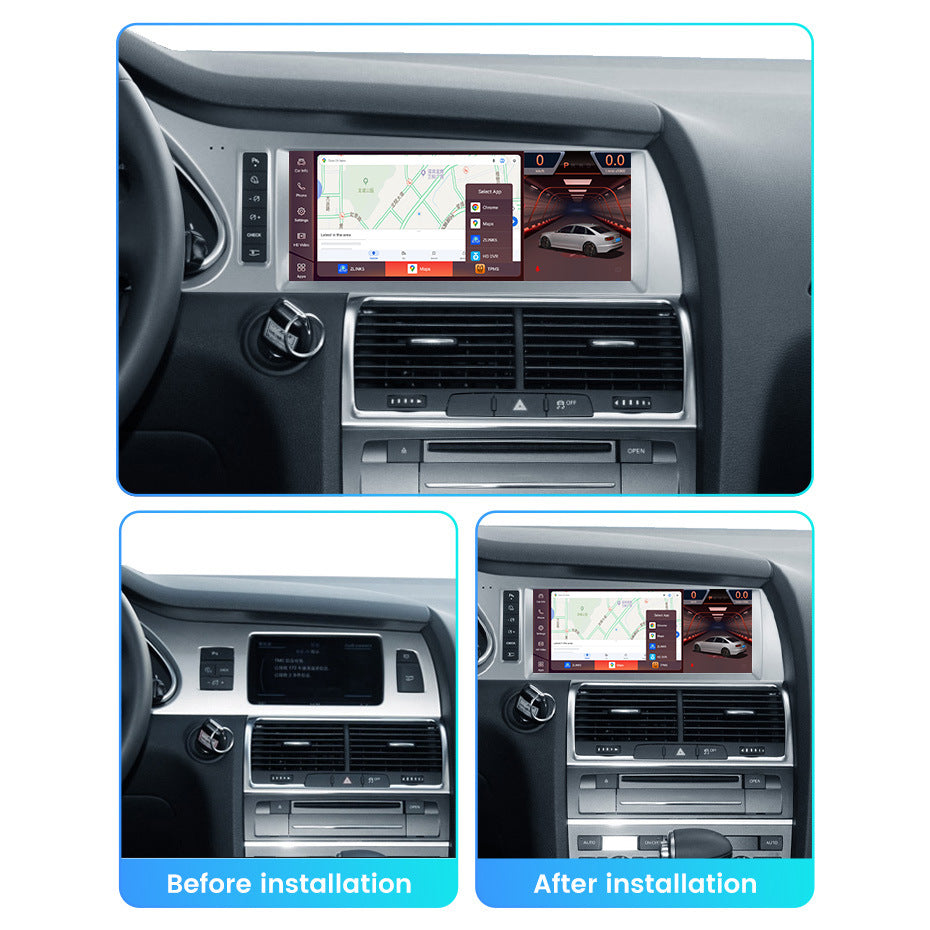 Suitable for for audi q7 2010-2015 audi q7 restoration qualcomm xiaolong large screen android navigator
