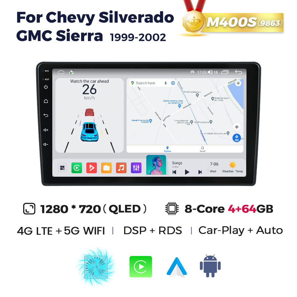 Suitable for silverado 1999-2002 chevy silverado gmc sierra android car navigation