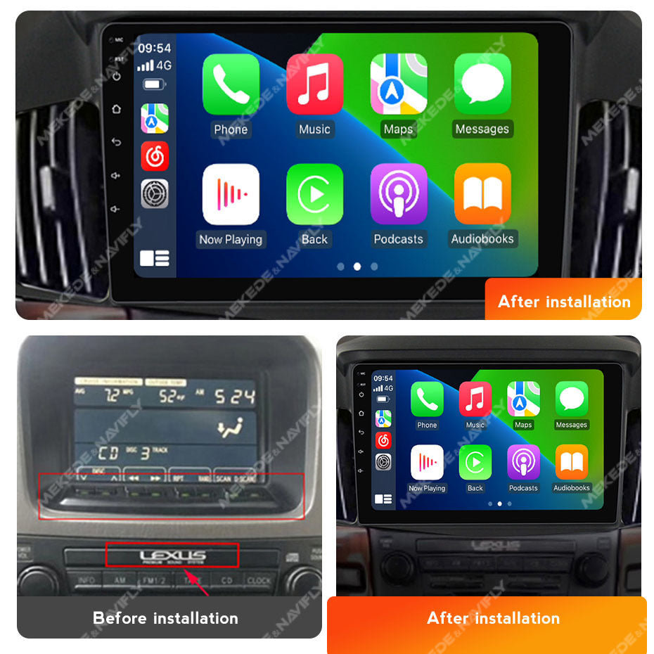 Suitable for lexus rx300 toyota harrier 1997-2003 smart car android navigator