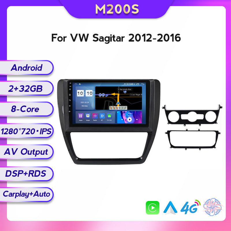 Suitable for volkswagen sagitar (jetta) 2012-2016 models: in-car central control gps navigation wireless carplay